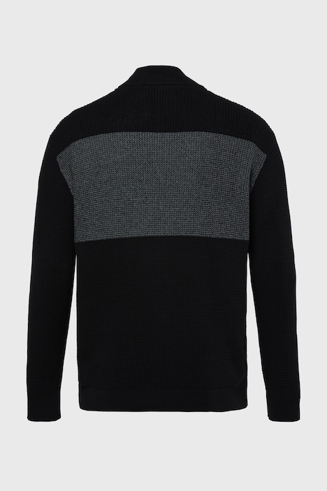 Men+ Strickjacke, Stehkragen, Zipper, Taschen, bis 8 XL