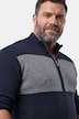 Men+ Strickjacke, Stehkragen, Zipper, Taschen, bis 8 XL