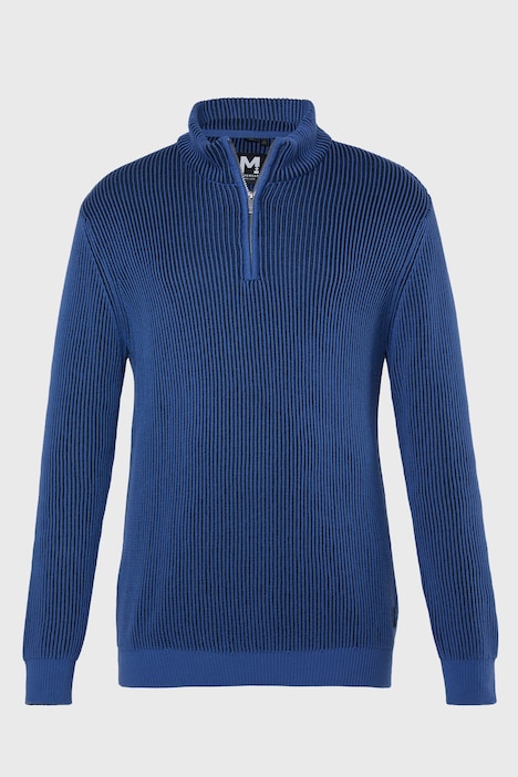 Men+ Troyer, Feinstrick, Stehkragen mit Zipper, bis 8 XL