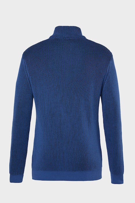 Men+ Troyer, Feinstrick, Stehkragen mit Zipper, bis 8 XL