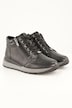 Caprice Hirschleder-Sneaker, Wechselfußbett, Weite K