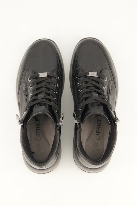 Caprice Hirschleder-Sneaker, Wechselfußbett, Weite K