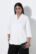 Shirt, Rüsche, Classic, V-Ausschnitt, 3/4-Arm