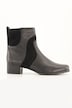 Caprice Leder-Stiefeletten, Wechselfußbett, Weite H