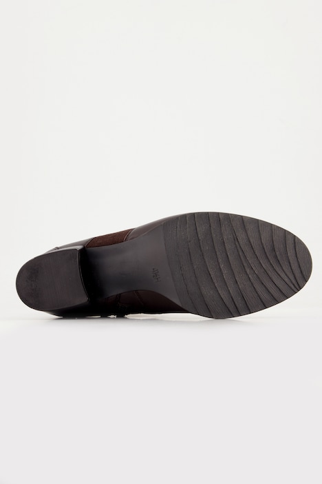 Caprice Leder-Stiefeletten, Wechselfußbett, Weite H