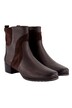 Caprice leather ankle boots, removable footbed, width H