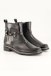 Caprice Leder-Stiefeletten, Wechselfußbett, Weite H