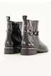 Caprice Leder-Stiefeletten, Wechselfußbett, Weite H