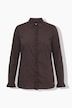 Overhemdblouse, ruches, overhemdkraag, lange mouwen