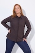 Overhemdblouse, ruches, overhemdkraag, lange mouwen