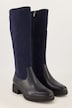 Caprice Leder-Stretchstiefel, Wechselfußbett, Weite H