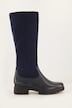 Caprice Leder-Stretchstiefel, Wechselfußbett, Weite H