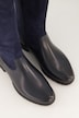 Caprice Leder-Stretchstiefel, Wechselfußbett, Weite H