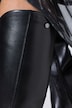 Caprice Leder-Stretchstiefel, Wechselfußbett, Weite H