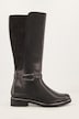 Caprice Leder-Stretchstiefel, Wechselfußbett, Weite H