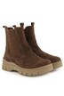 Caprice functional leather boots, removable footbed, width G