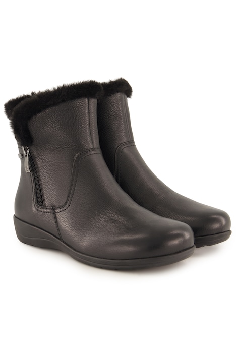 Caprice functional leather boots, removable footbed, width H