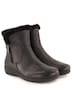 Caprice functional leather boots, removable footbed, width H