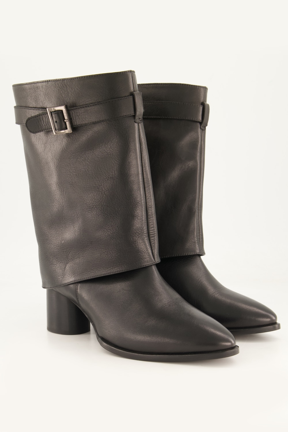 Leder-Stiefeletten, XL-Schaft, Wechselfussbett, Weite H