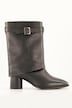 Leder-Stiefeletten, XL-Schaft, Wechselfußbett, Weite H