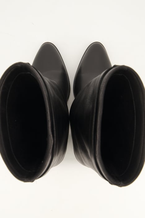 Leder-Stiefeletten, XL-Schaft, Wechselfußbett, Weite H