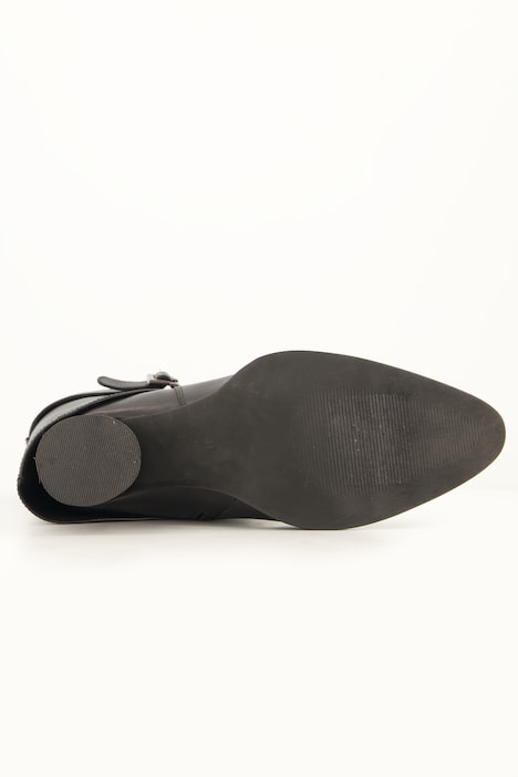 Leder-Stiefeletten, XL-Schaft, Wechselfußbett, Weite H