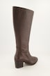 Lederstiefel, XXL-Schaft, Wechselfußbett, Weite H
