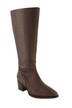 Leather boots, XXL shaft, removable insole, width H