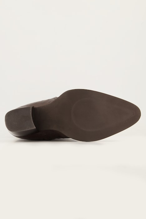 Lederstiefel, XL-Schaft, Wechselfußbett, Weite H