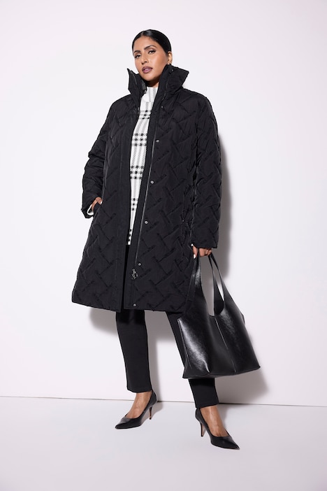 Sparkling Plaid Turtleneck Sweater