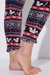 Homewear-Hose, Plüsch, Norwegermuster, Elastikbund