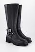 Lederstiefel, XL-Schaft, Wechselfußbett, Weite H