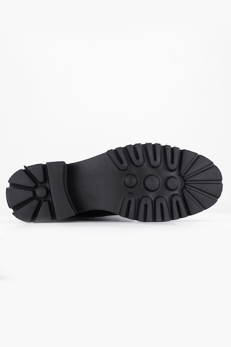 Lederstiefel, XL-Schaft, Wechselfußbett, Weite H