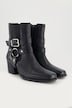 Leder-Stiefeletten, Nappaleder, Wechselfußbett, Weite H