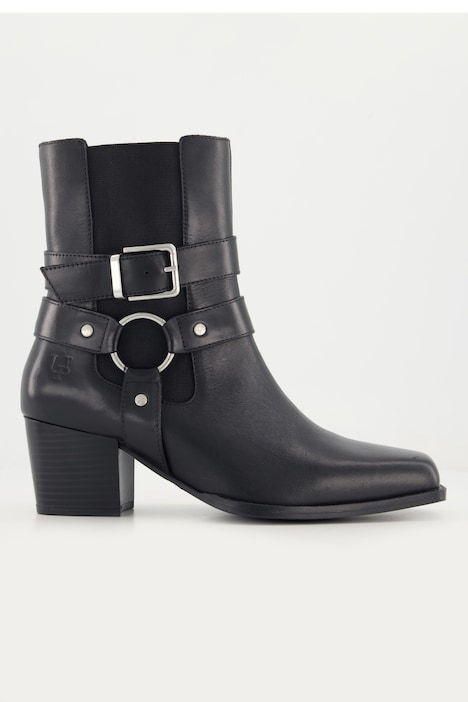 Leder-Stiefeletten, Nappaleder, Wechselfußbett, Weite H
