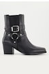 Leder-Stiefeletten, Nappaleder, Wechselfußbett, Weite H