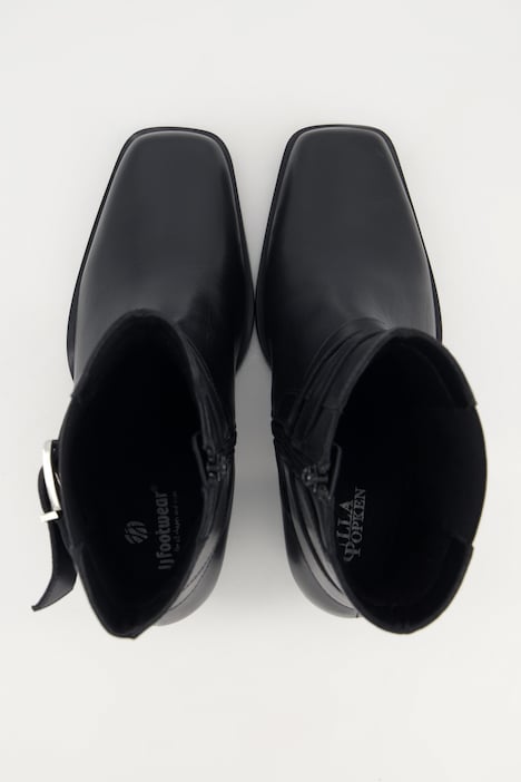 Leder-Stiefeletten, Nappaleder, Wechselfußbett, Weite H