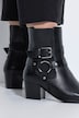 Leder-Stiefeletten, Nappaleder, Wechselfußbett, Weite H