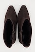 Leder-Stiefeletten, Veloursleder, Wechselfußbett, Weite H