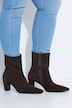 Leder-Stiefeletten, Veloursleder, Wechselfußbett, Weite H