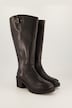 Leder-Plateaustiefel, 3XL-Schaft, Wechselfußbett, Weite H