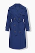 Trenchcoat, leicht oversized, Revers, Bindegürtel