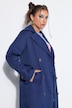Trench-coat légèrement oversize, col à revers et ceinture à nouer