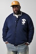 Collegejacke, Sweat, Knopfleiste, Stickereien, bis 8 XL