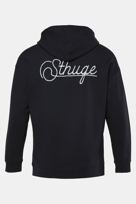 Hoodie, Kapuzensweater, Stickereien, Kängurutasche, bis 8 XL