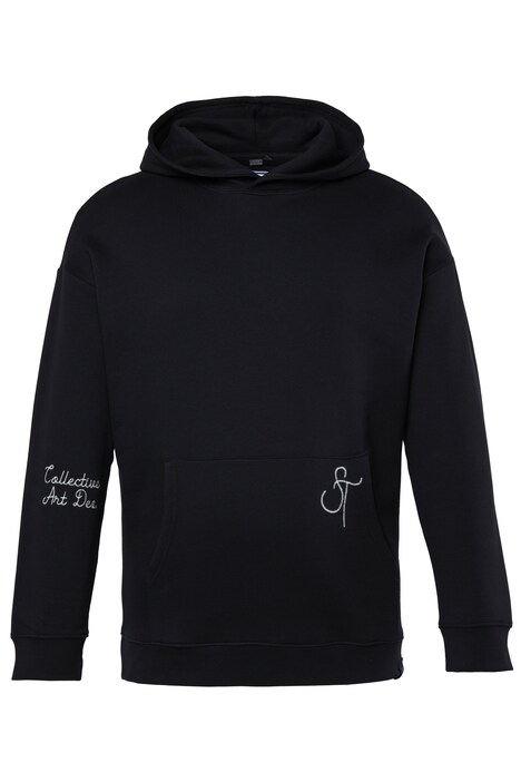 Hoodie, Kapuzensweater, Stickereien, Kängurutasche, bis 8 XL