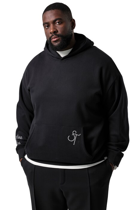 Hoodie, Kapuzensweater, Stickereien, Kängurutasche, bis 8 XL