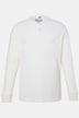 Henley, Langarm, Waffelpiqué, Knopfleiste, bis 8 XL