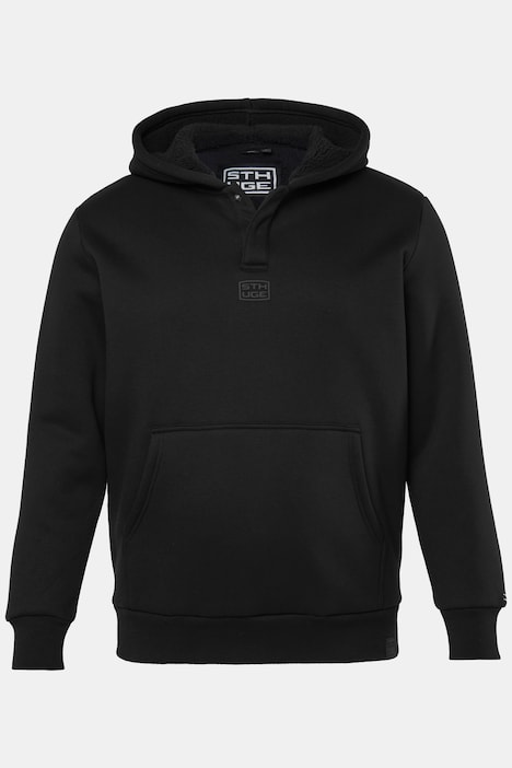 Hoodiejacke, Sweatjacke, Kapuze, Teddyfutter, bis 8 XL