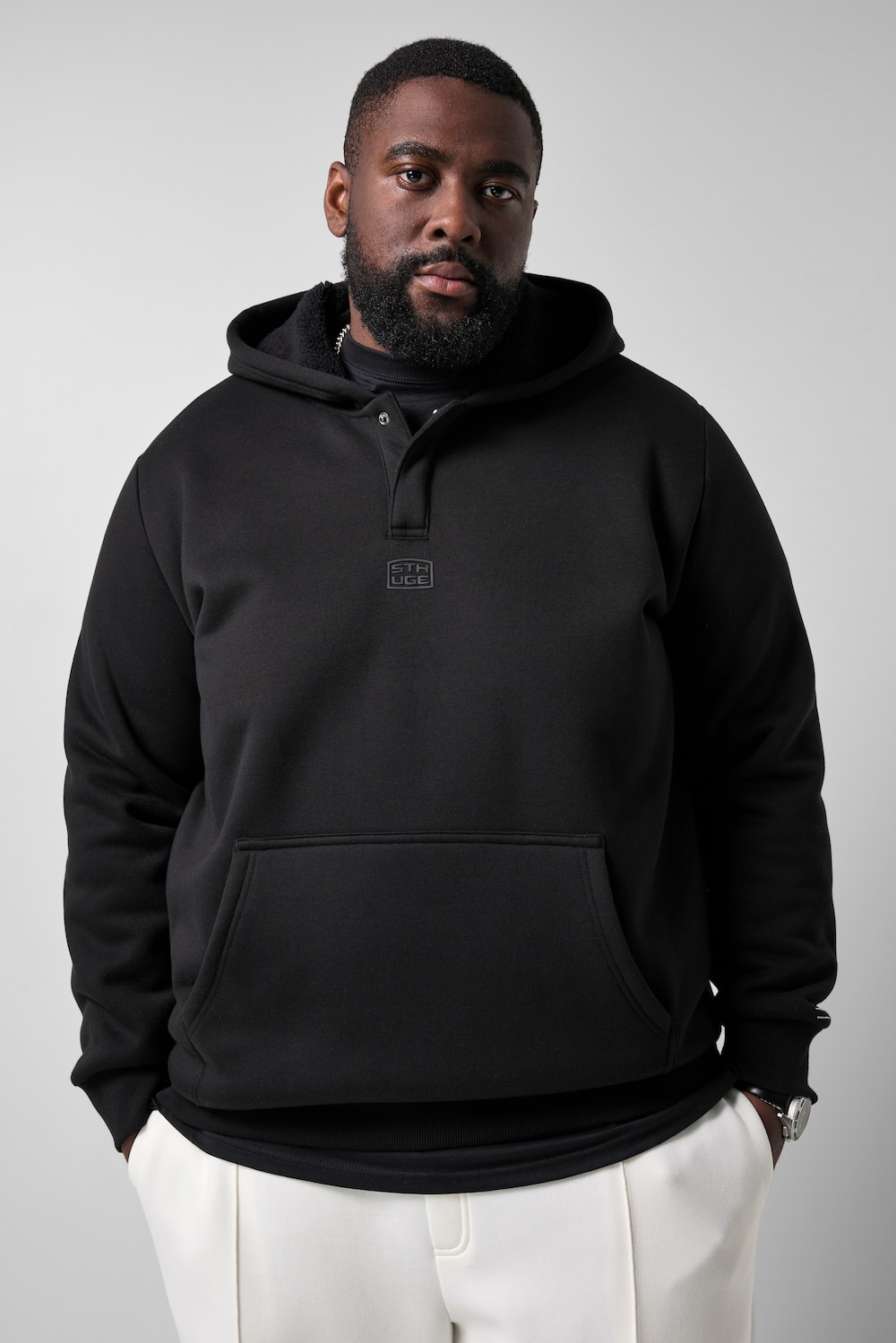 Hoodiejacke, Sweatjacke, Kapuze, Teddyfutter, bis 8 XL